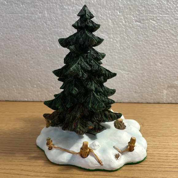 Department 56 Double Pine Trees Christmas Village Accessory Retired # 52619 - Picture 3 of 10